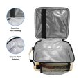 thumbnail image 3 of Square Lunch Bag 10.5*3.5*9.5 Inches Cooler Bag Lunch Bag Insulation Portable Durable Fashion Adorable Goldfish, 3 of 6