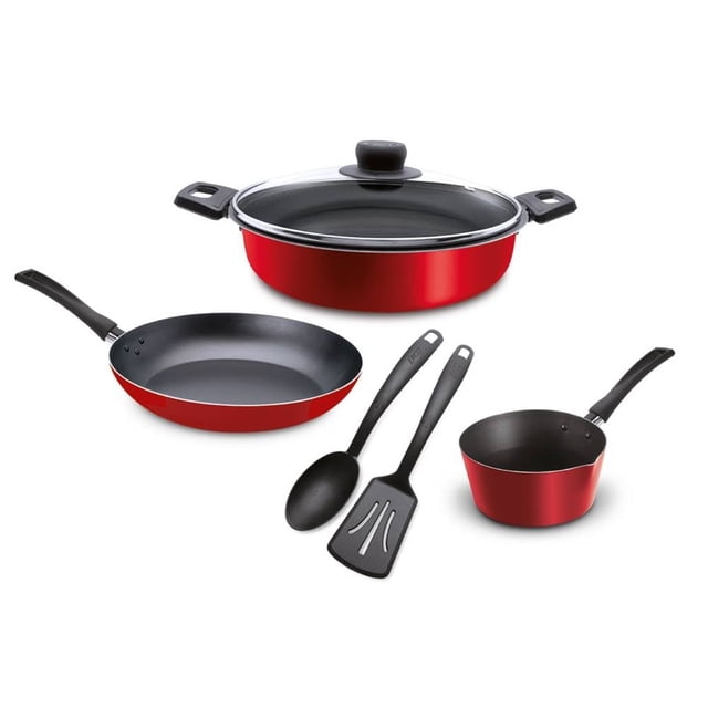 Batería Ekco Rojo 6 Piezas
