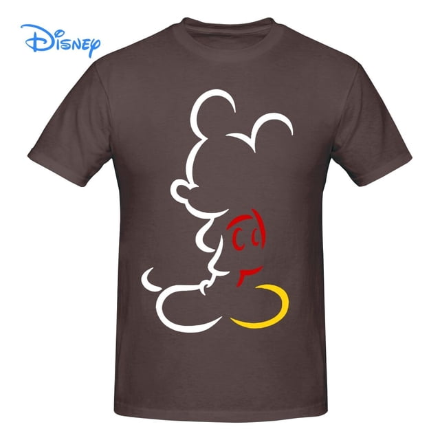 Mickey Mouse T shirt Harajuku Short Sleeve Disney T-shirt 100% Cotton Graphics Tshirt Brands Tee TopM Gao Jinjia LED