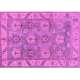 thumbnail image 1 of Ahgly Company Indoor Rectangle Oriental Purple Traditional Area Rugs, 6' x 9', 1 of 4