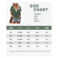 thumbnail image 3 of TIYOMI Ladies Plus Size Tops Dark Green Guipure Blouses Summer Short Sleeve 4X Lace Trim V Neck T-shirts Casual Basic Solid Tee Spring Tunics 4XL 24W 26W, 3 of 3