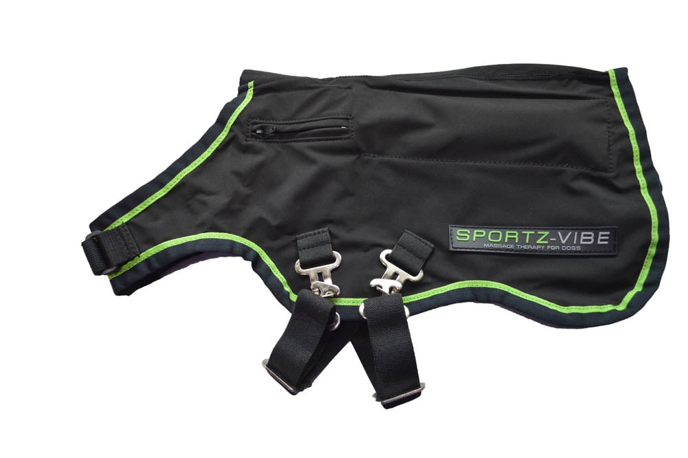 Horseware Ireland SportzVibe Message Therapy Dog Coat Black
