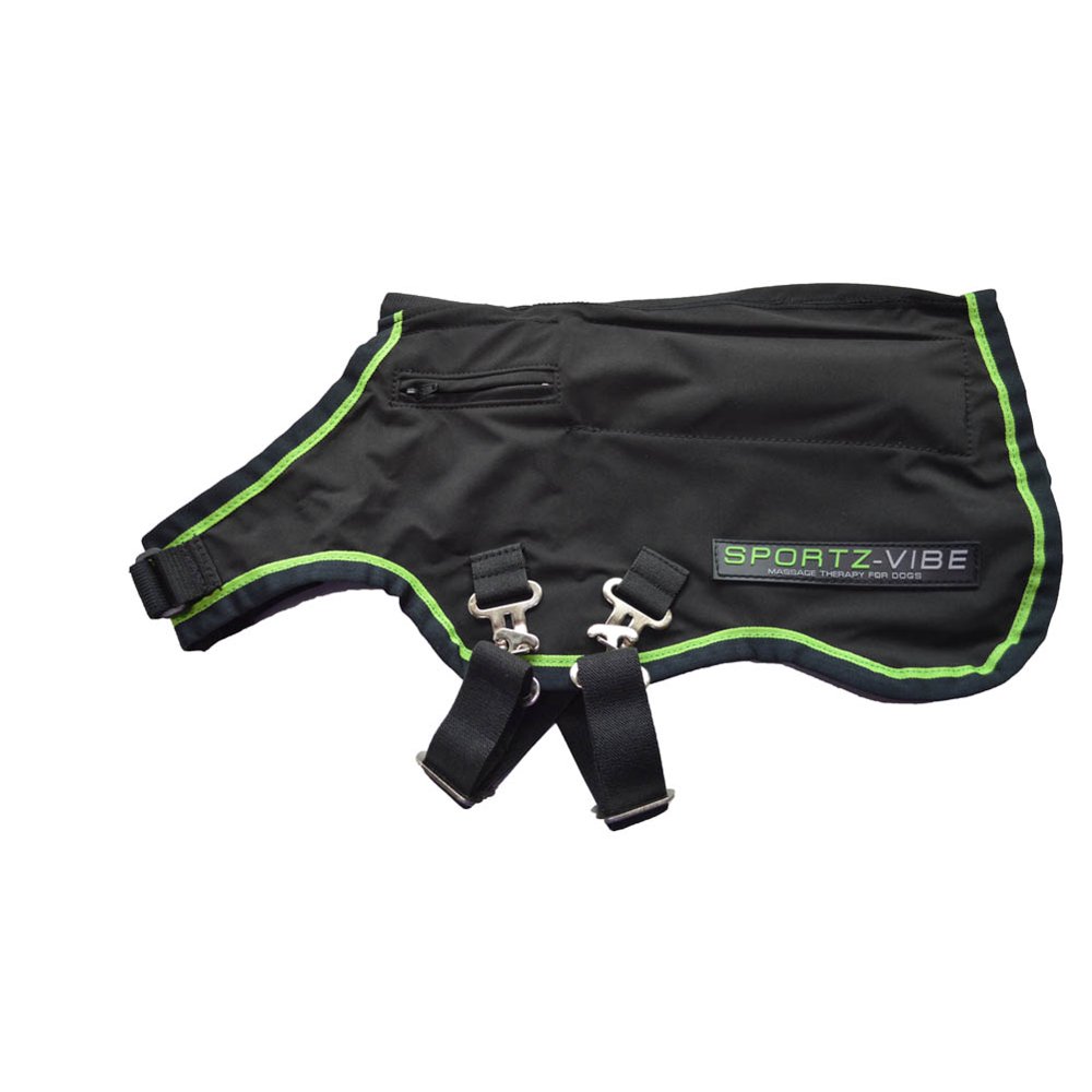 Horseware Ireland SportzVibe Message Therapy Dog Coat Black