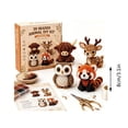 thumbnail image 6 of HCBY 3D Animal DIY Bead Craft Kit, 2 Styles Garden & Forest Beginner for Kids, Parent-Child, 6 of 6