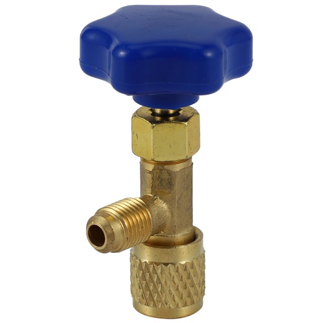 Low Pressure Dispensing Valve Bottle Opener 1/4 Sae Connector Refrigerant Bottle Can Tap For R22 R134A R410A Gas