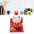 thumbnail image 4 of Solar Powered Waving Cat Light Sensing Lucky Fortune Cat Desktop Decoration Wealth Welcoming For Home ANGGREK Otros, 4 of 8