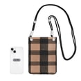 thumbnail image 3 of Multi-Color Cross-Body Handbag 8.27×5.91in Waterproof, Scratch-Resistant And Odor-Free Detachable Shoulder Strap Saddlebrown Buffalo Plaid Check Tartan Scotland_1, 3 of 8