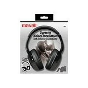 Maxell NC-IV - Headphones - full size - wired - active noise canceling - 3.5 mm jack