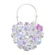 thumbnail image 1 of Bolso de mano para mujer de graduación, boda, novia, Floral, para banquete plata Zulema Bolso de noche, 1 of 7