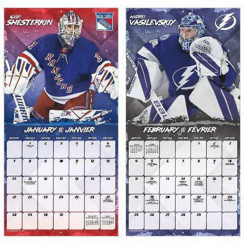Trends International 2024 NHL Stoppers Wall Calendar & Magnetic Frame -  Walmart.com