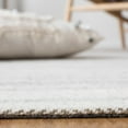 thumbnail image 4 of SAFAVIEH Marbella Jolyon Solid Area Rug, Grey/Ivory, 6' x 6' Square, 4 of 8