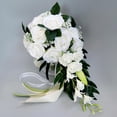 thumbnail image 4 of Gazechimp Wedding Bridal Bouquet, Artifical Rose Tossing Bouquet, Bridesmaid Holding Flowers,Wedding Bouquets Silk Flower, 4 of 6