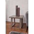 thumbnail image 2 of Unique Furniture May 24x24" Farmhouse Wood End Table in Gray, 2 of 5