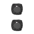 thumbnail image 1 of Monstrate Funda de cojín para silla, fundas de asiento, Protector de respaldo, Universal, elástico, Color sólido, antideslizante, para boda, Gris oscuro 2Conjunto, 1 of 6