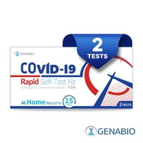 Genabio COVID-19 Rapid Home Test Kit , 2 Tests
