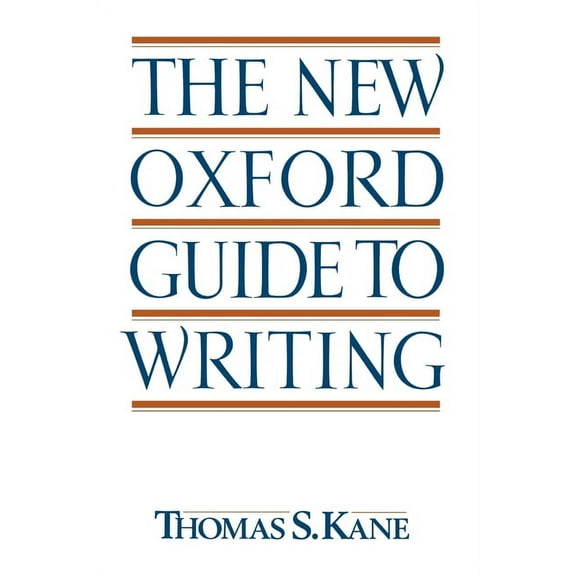 The New Oxford Guide to Writing, (Paperback)