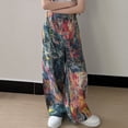 thumbnail image 2 of HIPYLO Jeans Petite Wide Leg Pants Pantalones Casuales Para Hombres Teen Girl Clothes 12-14 Years Old 7-8 Girls Clothes Little Girls, Blue 11-12 Years, 2 of 9
