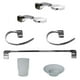 thumbnail image 1 of Kit de Accesorios para Baño 7 Piezas Cromado, 1 of 5