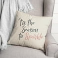 thumbnail image 3 of Creative Products Season to Sparkle 18x18 Spun Poly Pillow, 3 of 3