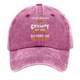 thumbnail image 2 of Jamicy Unisex Sunhat Printed Baseball Cap Washed Distressed Baseball Cap Soft Washed Hats Adjustable Cotton Cap, 2 of 3