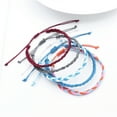 thumbnail image 1 of mmirethe Tressé Bracelet Fil Ciré Imperméable Bracelets Dressing Décor Type 1 1Set, 1 of 6