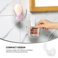 thumbnail image 3 of unbranded Portaesponjas De Maquillaje Transparente Montado En Pared Para Secado Eficiente, 3 of 8