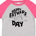 thumbnail image 4 of Inktastic Happy Father's Day Parent-child Fist Bump Boys or Girls Toddler T-Shirt, 4 of 5