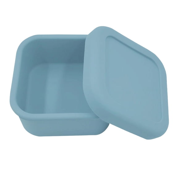 Silicone Food Storage Containers with Lids for Microwave, Blue