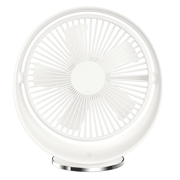 Ventilador de escritorio portátil con diseño aerodinámico, ventilador de inclinación ajustable para oficina en casa, ventilador circulador de aire de funcionamiento silencioso, ventilador a batería