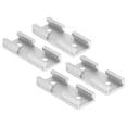 thumbnail image 3 of T Track Cross Chute, 3.1in 4PCS T Track Intersection Parts Labor Saving Wear Resistant Compact Aluminum Alloy  For DIY Red,Blue,Silver, 3 of 8