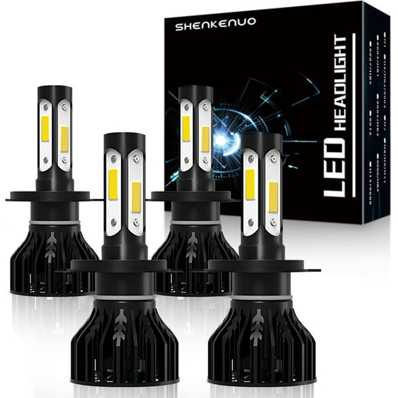 For Fiat Uno 2013-2017 Headlights,9003/H4 LED High/Low Beam 4pc