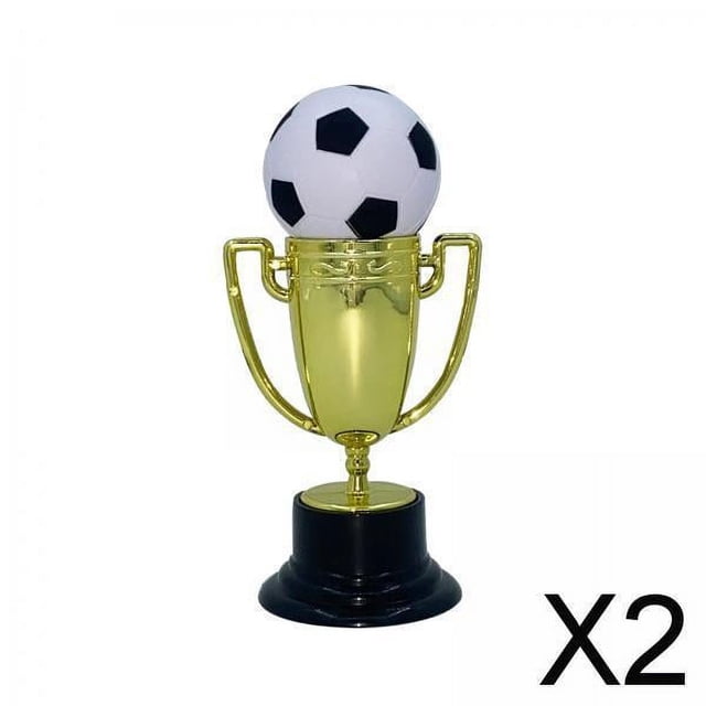 2x Trofeo de Premio, Trofeos de Primer Lugar, Accesorios de de Juguetes de Fiesta con Premio de Copa de Trofeo de Decoración de s 2 piezas