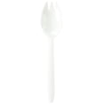 thumbnail image 4 of Woeilo Plastic Spork. 5.5 inches. Pack of 125 Count White, 4 of 4
