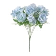 thumbnail image 2 of Light Blue Faux Peony Floral Arrangement Wedding Table Centerpieces Dining Table Decor Centerpieces Wedding Party Decorations, 2 of 7