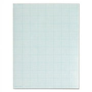 Cross Section Pads, Cross-Section Quadrille Rule (8 Sq/in, 1 Sq/in), 50 White 8.5 X 11 Sheets | Bundle of 2 Pads