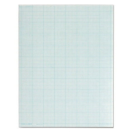 Cross Section Pads, Cross-Section Quadrille Rule (8 Sq/in, 1 Sq/in), 50 White 8.5 X 11 Sheets | Bundle of 2 Pads
