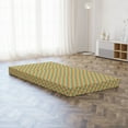 thumbnail image 5 of Abstract Foldable Mattress, Retro Chevron Zigzags Art, 74.8" x 39.4", Orange and Jade Green, by Ambesonne, 5 of 6
