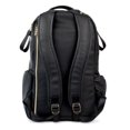 thumbnail image 2 of Itzy Ritzy Diaper Bag Backpack – Large Capacity Boss Backpack Diaper Bag Featuring Bottle Pockets, Changing Pad, Stroller Clips and Comfortable Backpack Straps, Black with Gold Hardware, 2 of 6