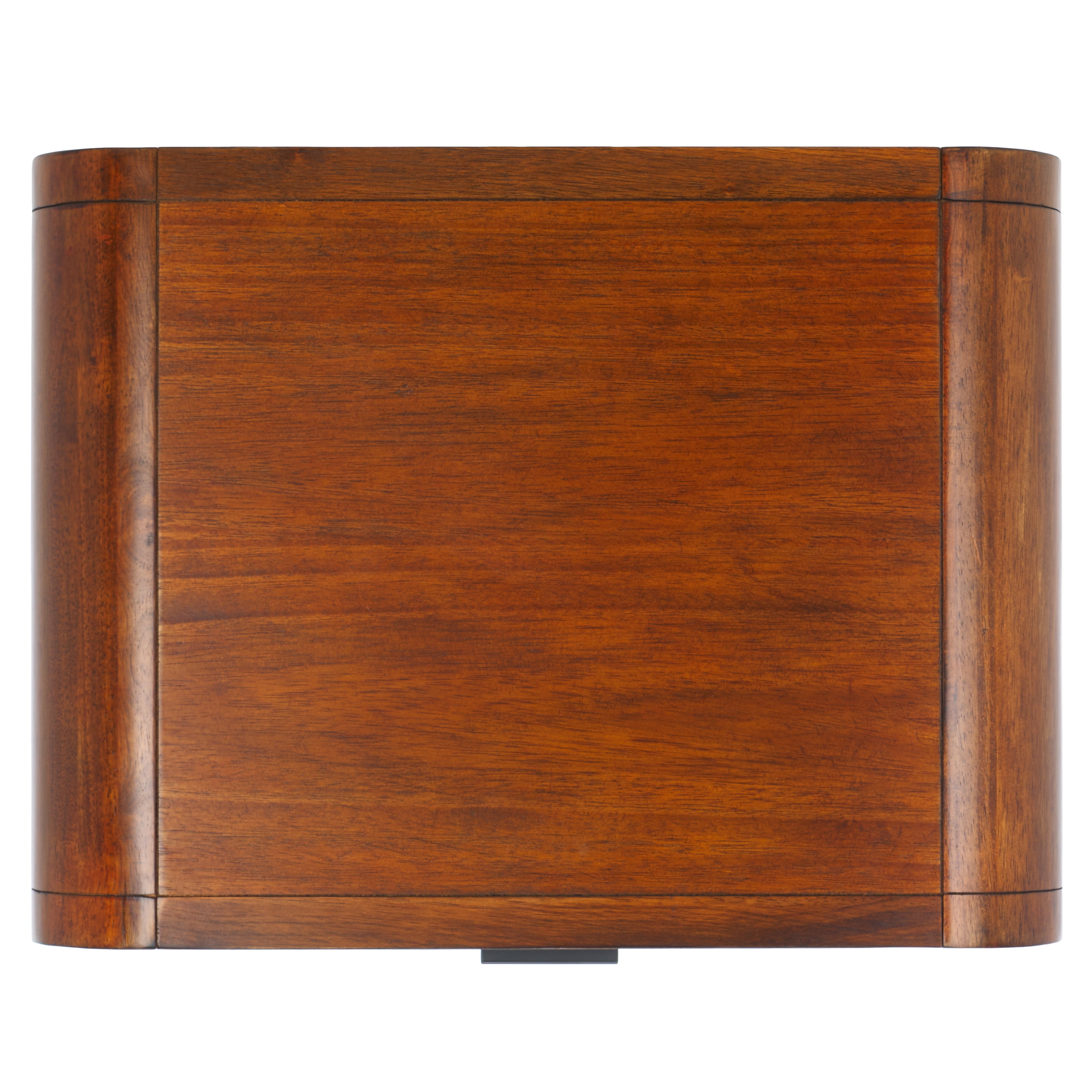 SAFAVIEH Yunis Contemporary 1 Drawer Nightstand,Walnut/Natural Rattan
