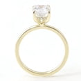 thumbnail image 5 of solitaire jewels 3CT Elongated Cushion Moissanite Hidden Halo Engagement Ring For Women, 14K Yellow Gold, 5 of 6