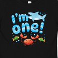 thumbnail image 4 of Inktastic I'm One First Birthday Shark and Crab Boys or Girls Baby T-Shirt, 4 of 5