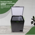 thumbnail image 4 of Hamilton Beach 5.0 cu ft Garage Ready Chest Freezer in Dark Granite Finish, 4 of 17