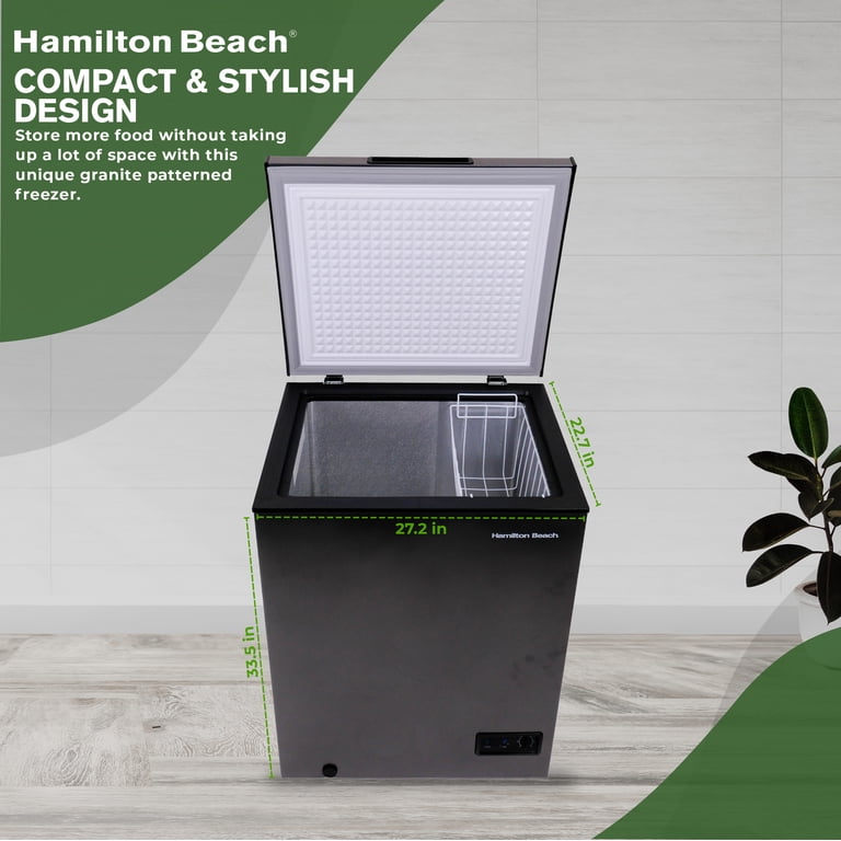 Hamilton Beach, Chest Freezer, 5.0 cu ft, Garage Ready - Walmart.com