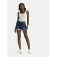thumbnail image 2 of Time and Tru Women's Mid Rise Denim Short, 4" Inseam, sizes 2-20, 2 of 5
