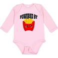 thumbnail image 3 of Inktastic French Fries Powered By Fries Boys or Girls Long Sleeve Baby Bodysuit, 3 of 5
