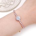 thumbnail image 2 of Dreamofdazzles Jewels 8.00 Ct Round Cut Diamond Womens Tennis Bracelet 14K Rose Gold Plated 925 Sterling Silver, 2 of 2