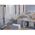 thumbnail image 2 of Laser Cut Metal Privacy Panel, Room divider, Privacy Screen, Metal Fencing, White color combo set(4'x6'), 2 of 7
