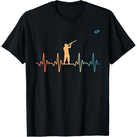 Cool Trap Shooting For Men Dad Skeet Target Sporting Clays T-Shirt men and women can wear, black, white, gifts