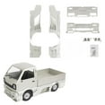 thumbnail image 3 of 1 juego de kit de protección para carrocería de coche RC a escala 1:10 para WPL D12 para niños, adultos y niños. Plata, 3 of 9