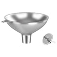 thumbnail image 1 of Embudo de Acero Inoxidable Nomatox Plata con Filtro de Malla para Cocina y Botellas de Boca Ancha, 1 of 5